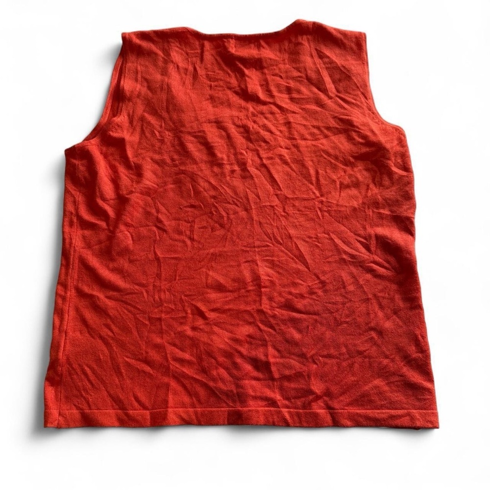 Ruby Rd. Beaded Y2K Orange Embellished Tank Top - Picture 5 of 5